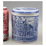 Delft Blauw Jar & Lid Holland