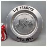 30th Anniversary John Deere 110 Tractor Plate