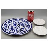 Vitreo Anfora Plate Mexico & 2 Dipping Plates