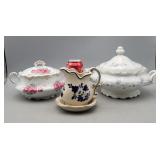 Covered Dishes & Dispenser