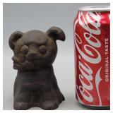 Cast Iron Coin Bank Puppy