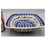 Boleslawiec Ceramic Hand-Made Serving Dish Poland