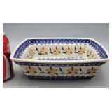 Boleslawiec Ceramic Hand-Made Baker Poland