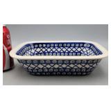 Boleslawiec Ceramic Hand-Made Baking Dish Poland