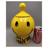 McCoy Smiley Face Ceramic Cookie Jar