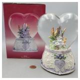 Gift Gallery Heart-Shaped Water Globe Plays -