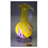 Blown-Glass Pitcher - Some Glowing Under Light