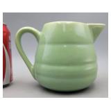 Bauer Pottery Small Ribbed Pitcher