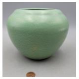 Haeger Pottery Frosted Matte Green Planter
