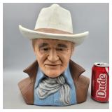 Ceramic John Wayne Bust