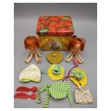 Strawberry Shortcake Dolls & Tin
