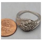 .925 Silver Ladies Ring Size 6