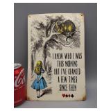 Tin Sign Alice 8'x12'