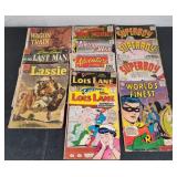 Comics - Dell Wagon Train Lassie Last Man, DC