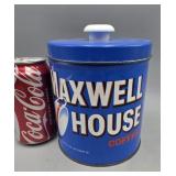 Maxwell House Canister Metal