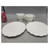 Westmoreland Cream & Sugar w Salad Plates