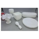 Group of Milk Glass