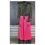 Dress Matching Tie Around Skirt