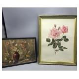 Framed Flower Pics Signed 10' ï¿½12.5' 18' ï¿½14'