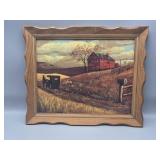 Framed Farm Pic 16.5' ï¿½ 14'