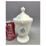 Fenton Signed Hand Painted Covered Dish