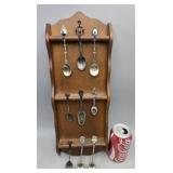 Collector Spoons & Holder