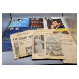 Look Life Newspaper Articles JFK's Assassination