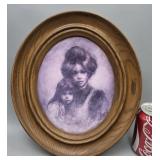 Mother Daughter Framed 12'ï¿½13.5'
