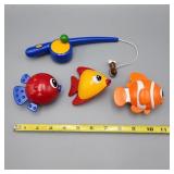 Magnetic fishing toy