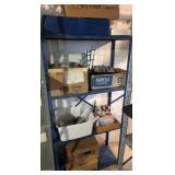 Metal Shelving with Contents 29.5Wx12Dx60H