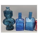 Blue Bottles Old Cabin Whiskey