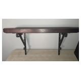 Wood wall shelf,24'X9',has great character