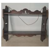 Wood display shelf,19.5'X18'