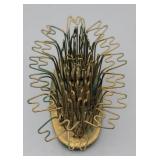 Metal Flower Frog