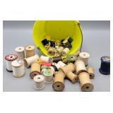Thread & Wooden Spools