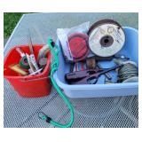 Group of Wire, Tools, Misc Hardware