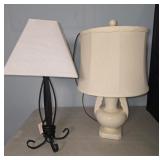 Table lamps,(2) untested