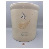 Redoing stoneware 4 gallon crock,has chip at