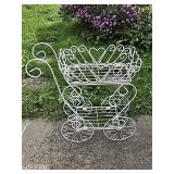 Wire Buggy Planter - Holds 10x15 Planter
