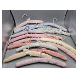 Geoup of Fabric Covered Hangers