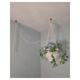 Hanging floral decor