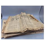 Group of 1918 & 1945-49 Des Moines Register and