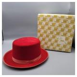 Red Velvet Hat by Rosemont Quality Hats Sears