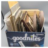 Box of Picture Frames & Mattes