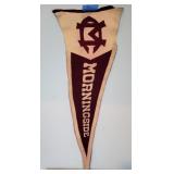 1930-40s Morningside College Pennant 31'