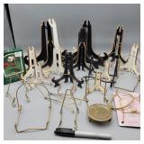 Plate Hangers/Stands lot