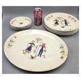Rhythm By Homer Platter Plates