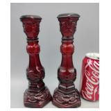 Ruby Red Candle Sticks