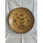 22" Decorated Redware Charger Signed Breininger
