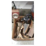 Box Lot Of Assorted Items Including Cast Iron